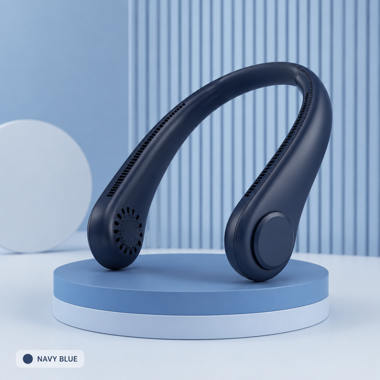 Beach Block Hands-Free Neck Fan — Bladeless USB Rechargeable