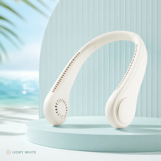 Beach Block Hands-Free Neck Fan — Bladeless USB Rechargeable