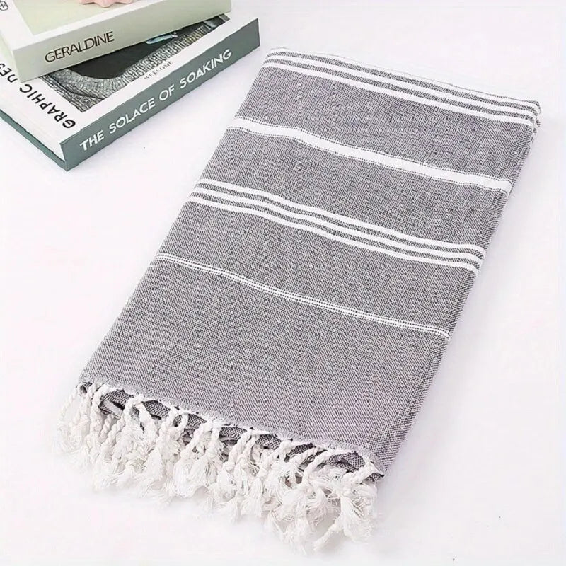 Beach Block Turkish Beach Towel — Oversized Sand-Free Quick Dry