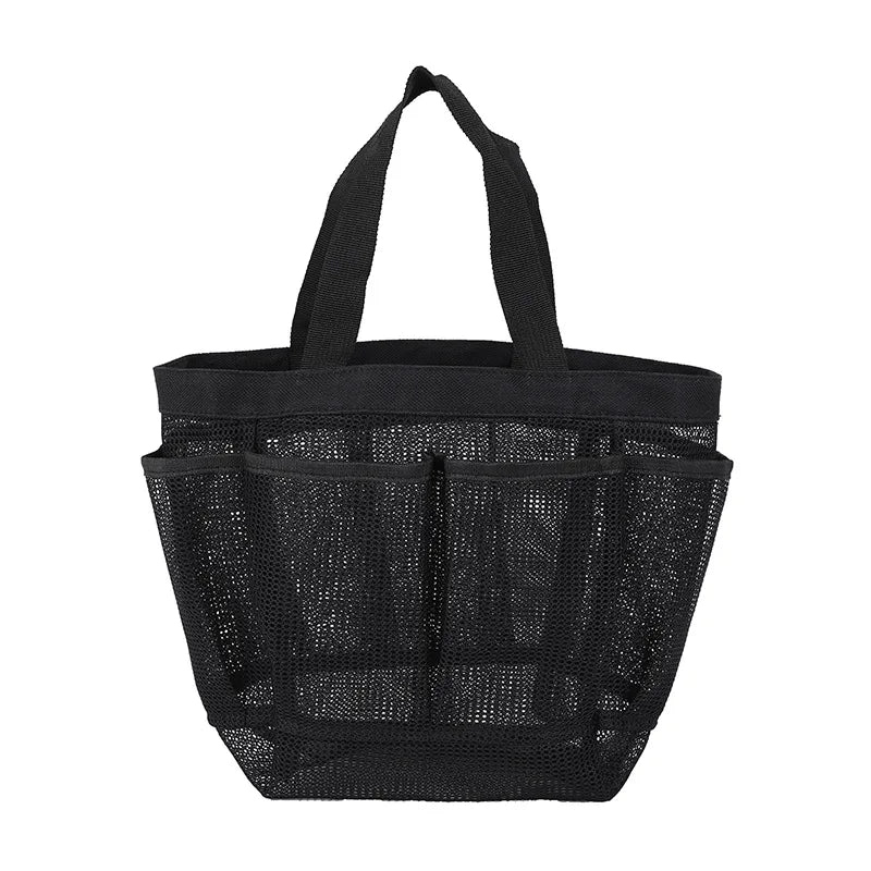Beach Block Mesh Beach Tote — Oversized Waterproof Pool Bag