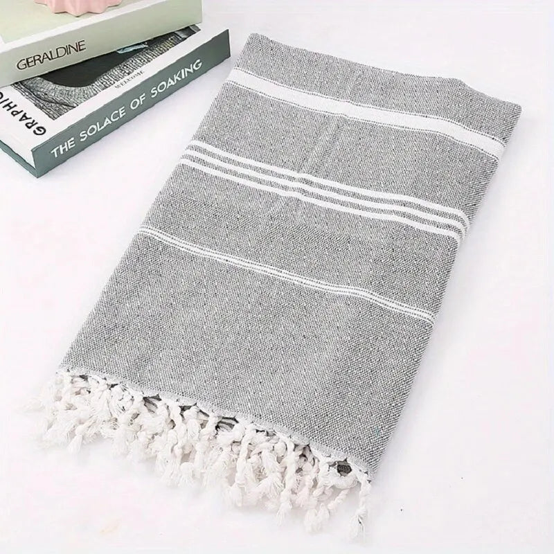 Beach Block Turkish Beach Towel — Oversized Sand-Free Quick Dry