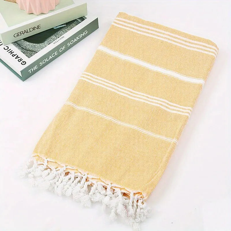 Beach Block Turkish Beach Towel — Oversized Sand-Free Quick Dry