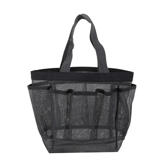 Beach Block Mesh Beach Tote — Oversized Waterproof Pool Bag